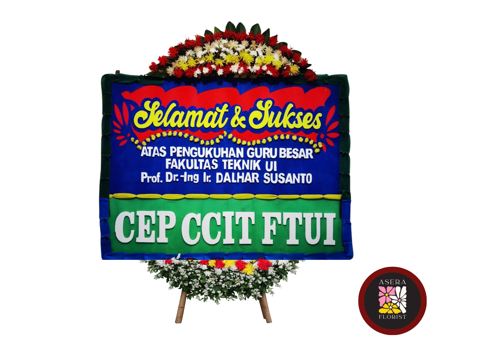 Bunga Papan Selamat dan Suksess