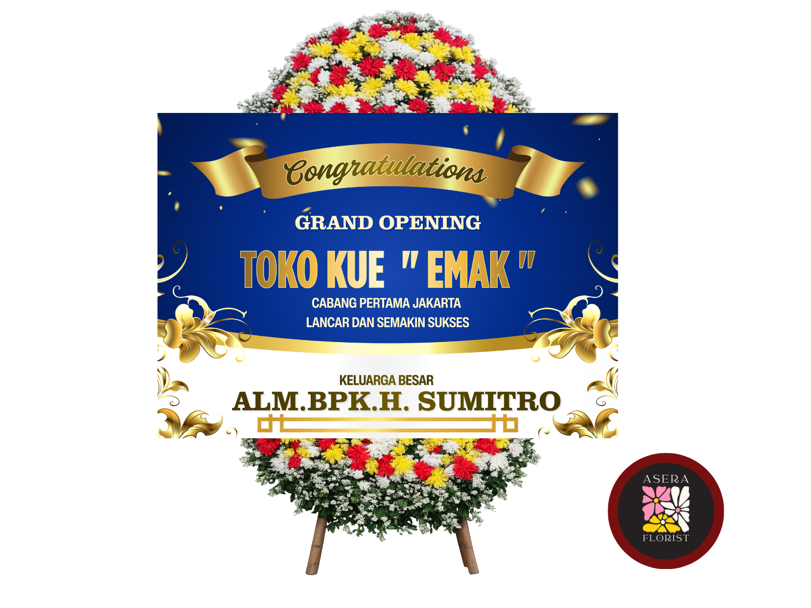 Bunga Papan Congratulations Digital Printing besar